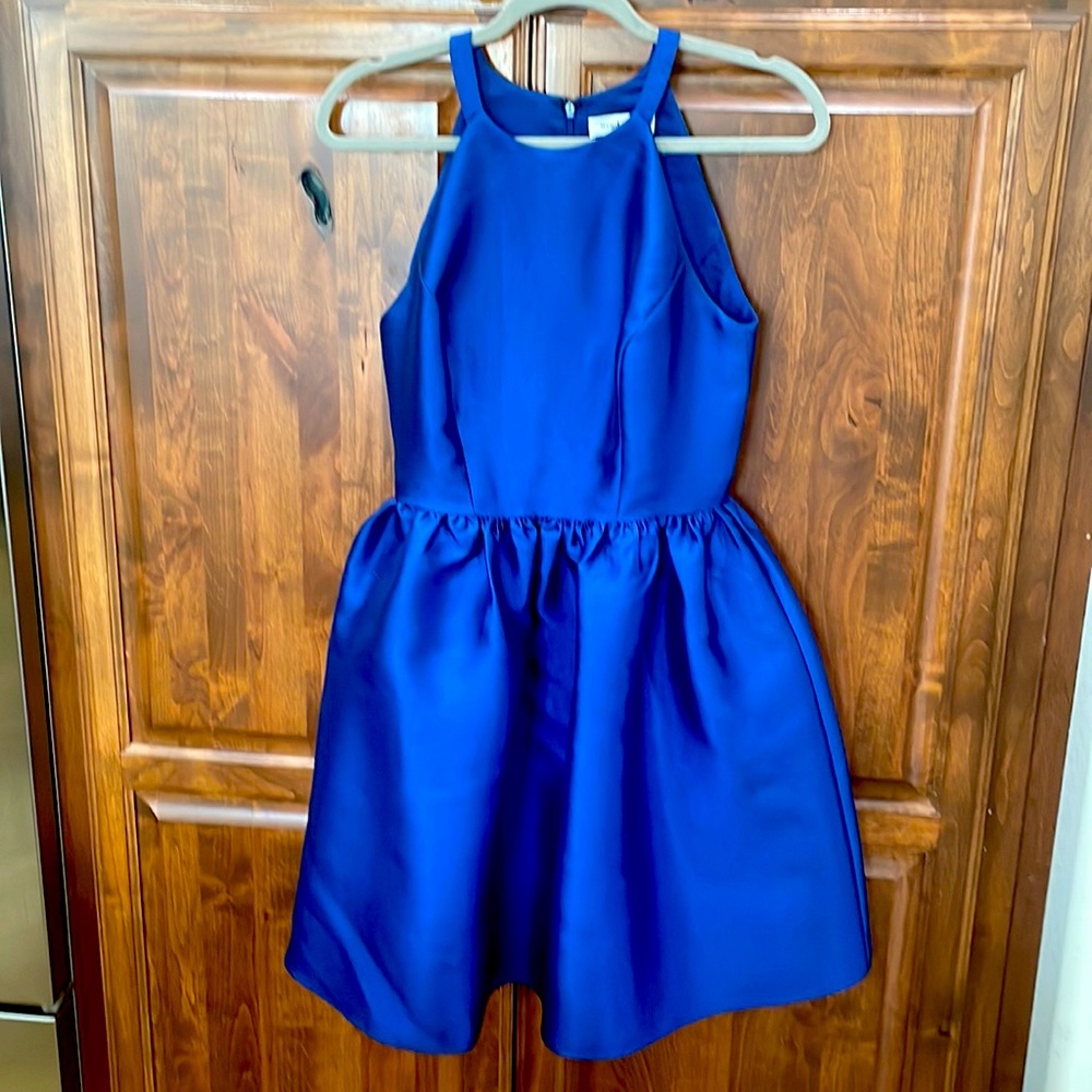 Blue cocktail dress